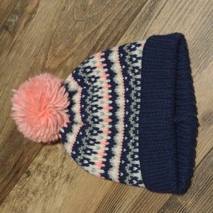 Never worn Carter's girls 2t-4t sock hat